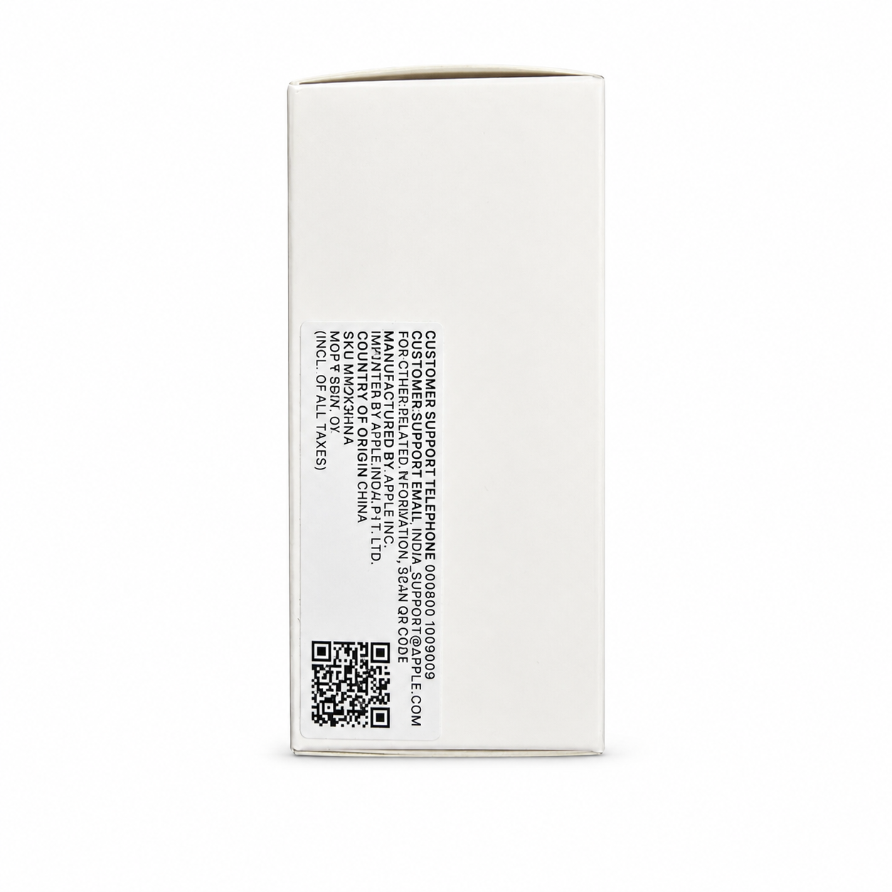 Apple 35W Dual USB-C Port Power Adapter packaging - label
