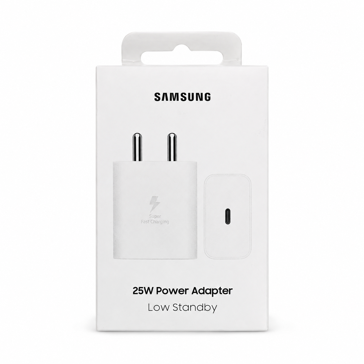 Samsung 25W Power Adapter packaging - alternate view
